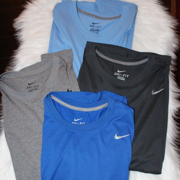 4 Nike short sleeve Dry fit shirts all are Xlarge - Picture 1 of 6
